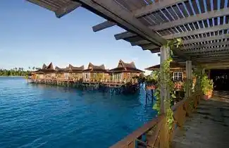 Mabul Water Bungalows is an award-winning 5 stars honeymoon resort Mabul Water Bungalows