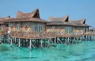 Mabul Water Bungalows Ocean Views