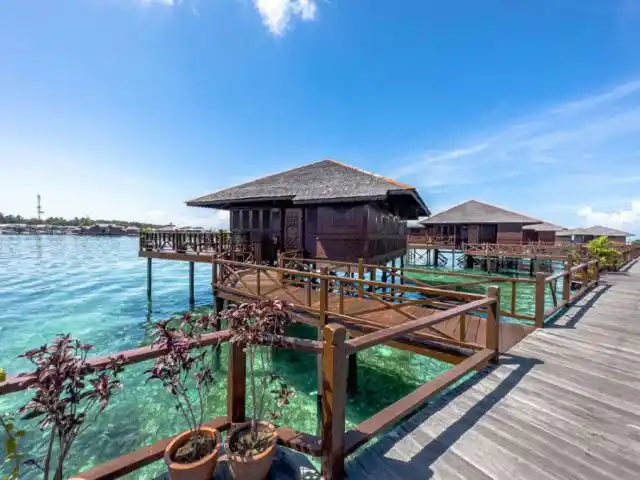 Grand Deluxe Chalet View from Sipadan Water Village Sipadan Water Village Grand Deluxe Chalet