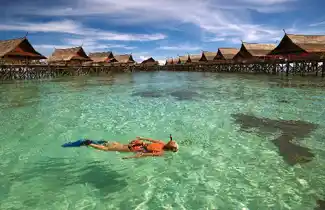 Snorkeling at Kapalai