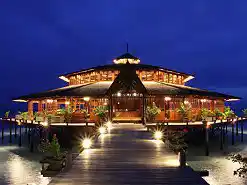 Over-the-Water Restaurant Lankayan island restaurant