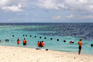 Sipadan beach